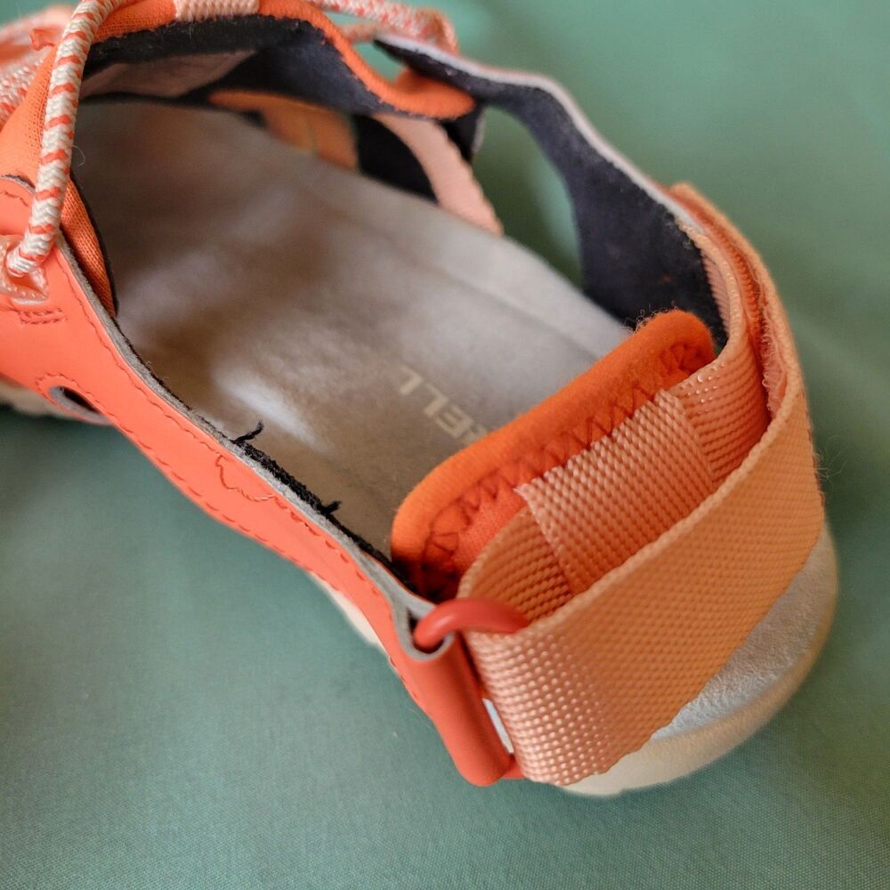 Merrell Terran Cage Sport Sandals Women's Size 6 Goldfish Orange Outdoor Walking - Picture 12 of 13